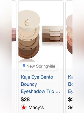 Kaja Bento Stacked Eyeshadow Trio - Pink Brown Mix